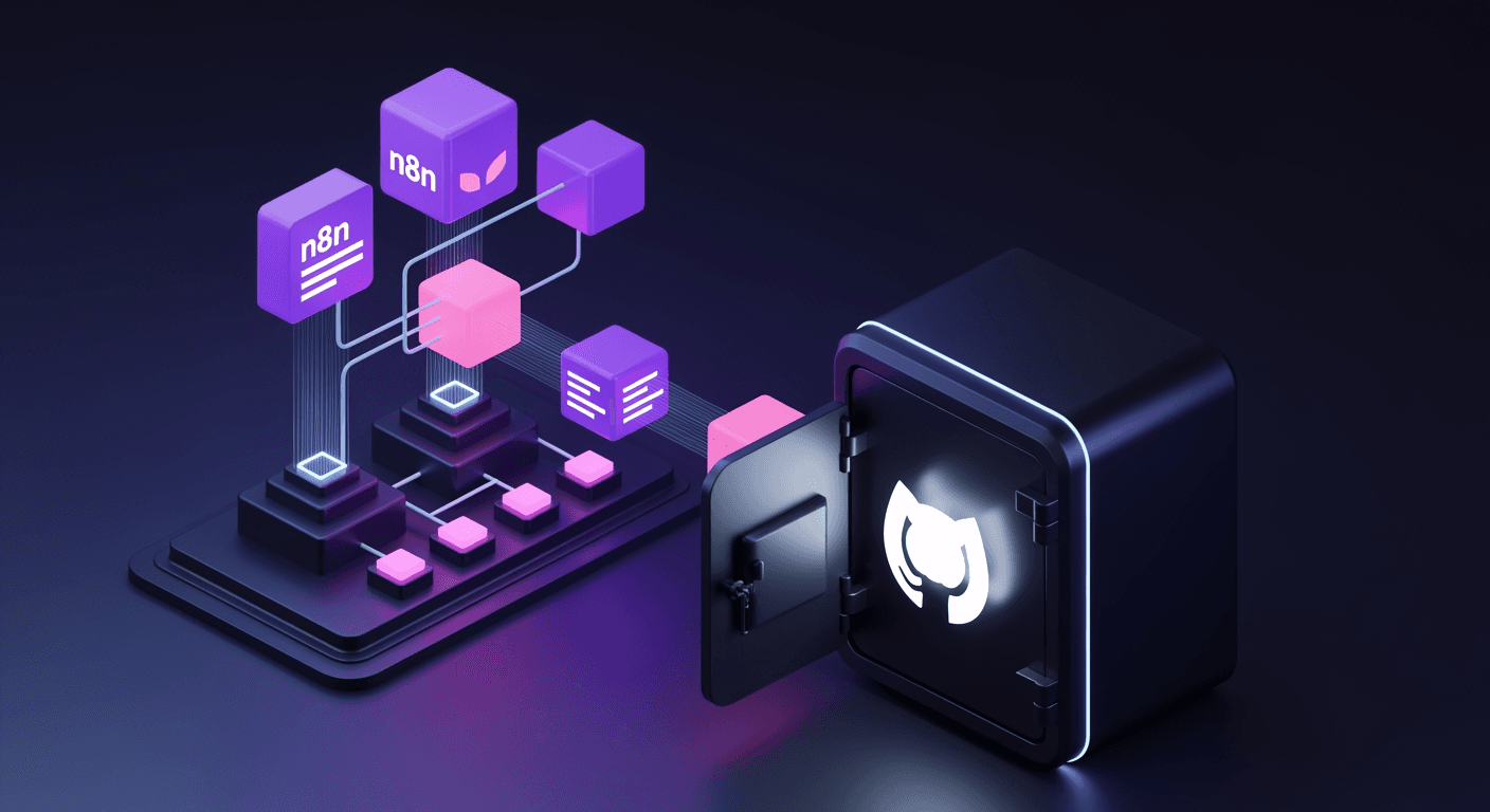 Sauvegarde automatisee de workflows n8n vers GitHub et GitLab