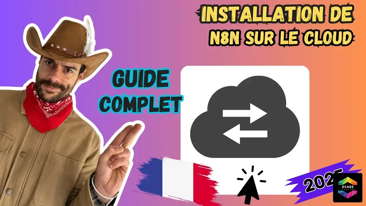 Illustration - Installation de N8N sur le Cloud - 2025