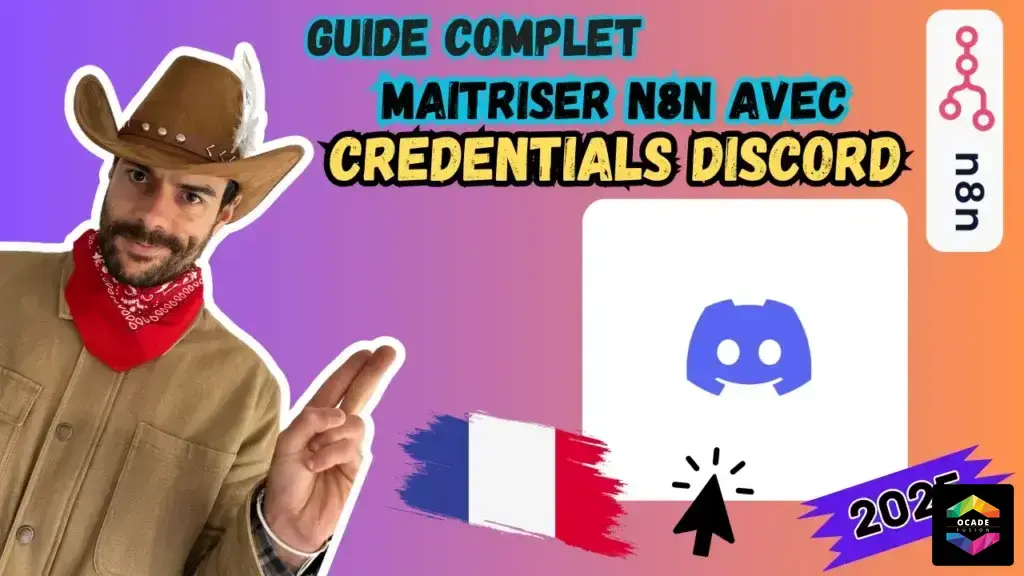 Valentin Charrier présentant le guide complet du Credentials Discord N8N