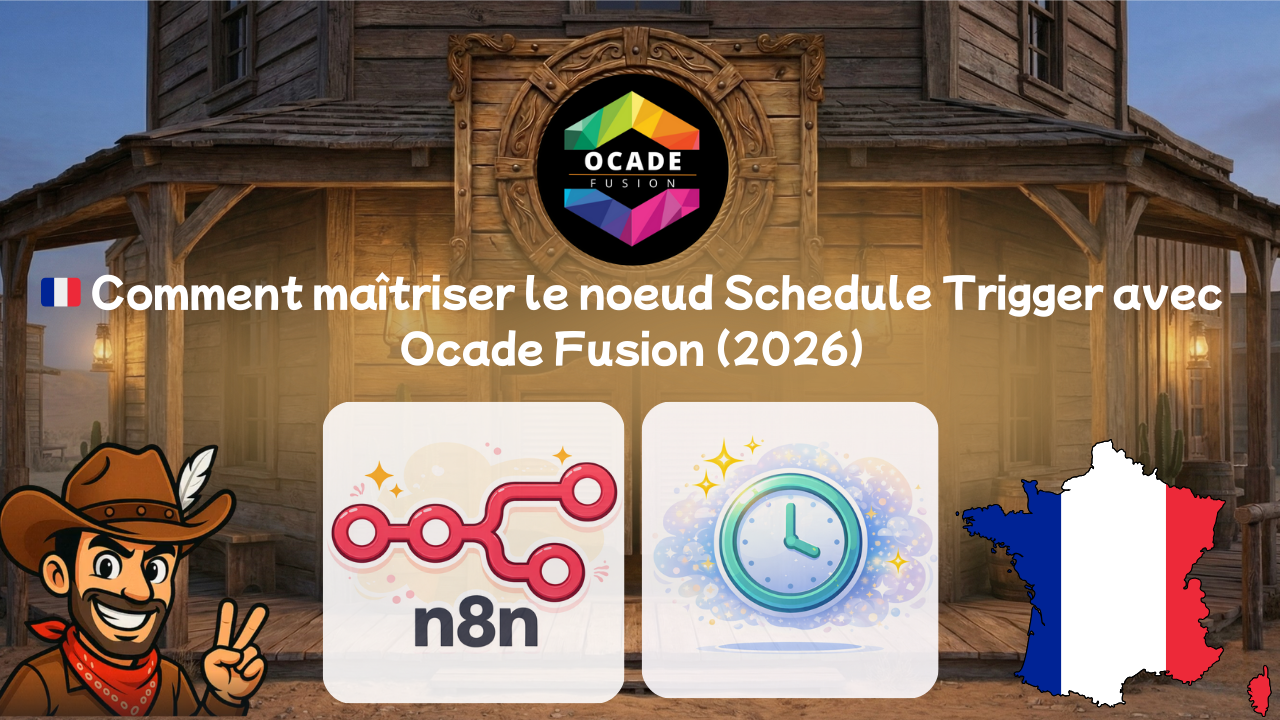 Valentin Charrier présentant le guide complet du Noeud Schedule Trigger N8N Français