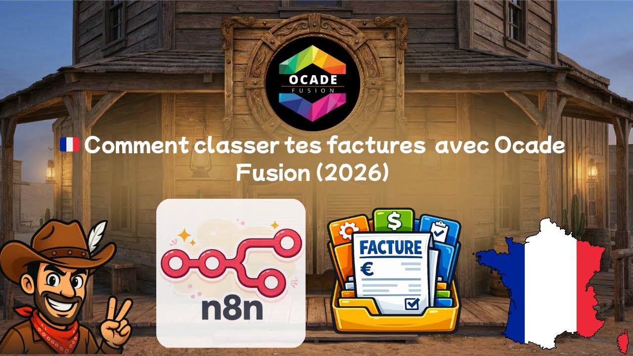 Tutoriel vidéo montrant Comment automatiser le classement de vos factures avec n8n ?